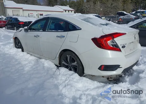 2016 Honda Civic Touring from USA, damaged, VIN 19XFC1F91GE215580